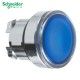 CABEZA DE PULSADOR AZUL LUMINOSO 22MM DE DIAMETRO SCHNEIDER ZB4BW363