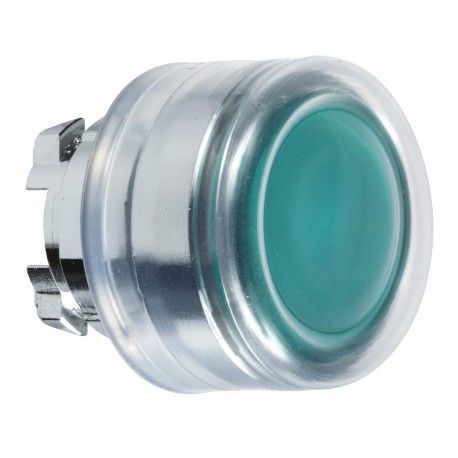 CABEZA DE PULSADOR VERDE CON CAPUCHON LUMINOSO 22MM DE DIAMETRO SCHNEIDER ZB4BW533