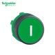 CABEZA DE PULSADOR VERDE CON 22MM DE DIAMETRO CON SIMBOLO I SCHNEIDER ZB5AA3