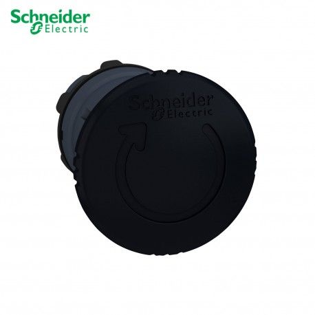 CABEZA DE PULSADOR SETA DE GIRO NEGRO 40/22MM DE DIAMETRO SCHNEIDER ZB5AS52