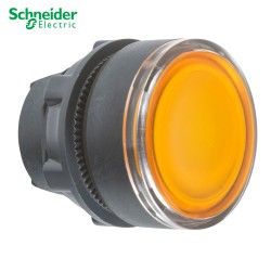CABEZA DE PULSADOR LUMINOSO NARANJA 22MM DE DIAMETRO SCHNEIDER LAMPARAS BA9S ZB5AW35