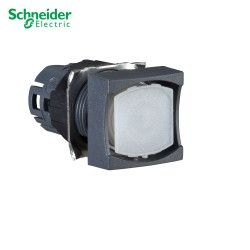 CABEZA DE PULSADOR CUADRADO BLANCO LUMINOSO 16MM DIAMETRO SCHNEIDER ZB5CH01