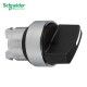 CABEZA SELECTOR 22MM DE DIAMETRO 2 POSICIONES CON RETORNO SCHNEIDER ZB4BD4