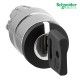 CABEZA SELECTOR DE LLAVE 455 22MM DE DIAMETRO 3 POSICIONES FIJAS SCHNEIDER ZB4BG3
