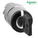 CABEZA SELECTOR DE LLAVE 455 22MM DE DIAMETRO 3 POSICIONES CON RETORNO SCHNEIDER ZB4BG7