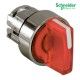 CABEZA SELECTOR LUMINOSO ROJO 22MM DE DIAMETRO 3 POSICIONES FIJAS SCHNEIDER ZB4BK134