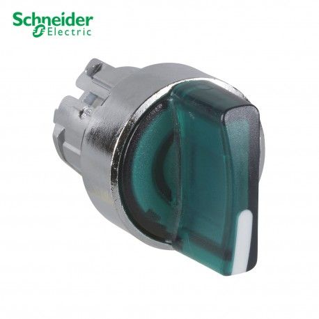 CABEZA SELECTOR LUMINOSO BLANCO 22MM DE DIAMETRO 2 POSICIONES FIJAS SCHNEIDER ZB4BK1213
