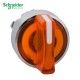 CABEZA SELECTOR LUMINOSO NARANJA 22MM DE DIAMETRO 3 POSICIONES FIJAS SCHNEIDER ZB4BK1353