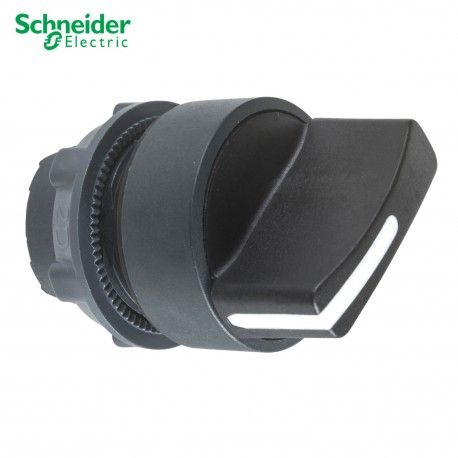 CABEZA SELECTOR NEGRO 22MM DE DIAMETRO 2 POSICIONES CON RETORNO SCHNEIDER ZB5AD4