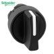 CABEZA SELECTOR NEGRO 22MM DE DIAMETRO 3 POSICIONES CON RETORNO SCHNEIDER ZB5AD5