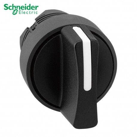 CABEZA SELECTOR NEGRO 22MM DE DIAMETRO 3 POSICIONES CON RETORNO SCHNEIDER ZB5AD5