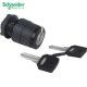 CABEZA SELECTOR NEGRO CON LLAVE 455 22MM DE DIAMETRO 2 POSICIONES FIJAS SCHNEIDER ZB5AG2