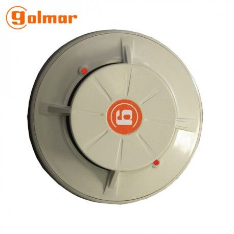 DETECTOR TERMOVECILOMETRICO CONVENCIONAL ALARMA 64°C GOLMAR DTVT2