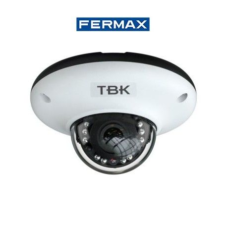 CAMARA DE SEGURIDAD MINIDOMO IP TBK-MD7546EIR OPTICA FIJA RESOLUCION 2592X1520 FERMAX 341501024