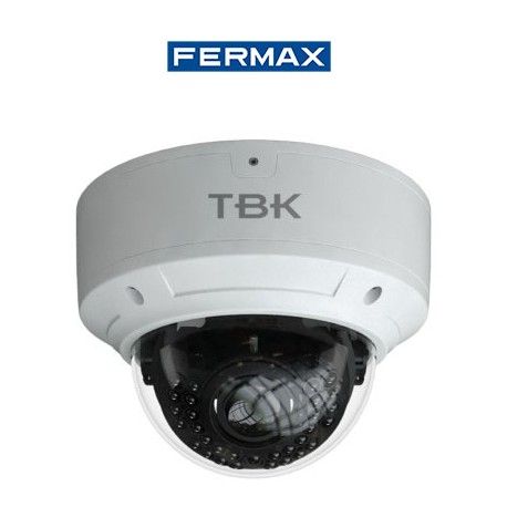 CAMARA DE SEGURIDAD MINIDOMO IP TBK-MD7582EIR VARIFOCAL RESOLUCION 4K 3840X2160 FERMAX 341701030