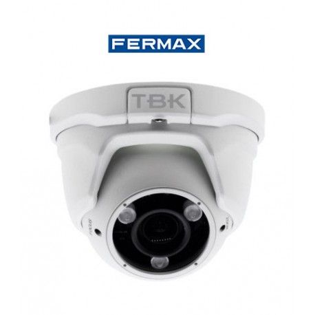 CAMARA DE SEGURIDAD MINIDOMO HD-TVI TBK-MD5642EIR OPTICA FIJA RESOLUCION 1080P FERMAX 344101011