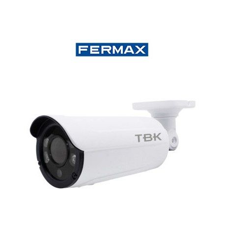 CAMARA DE SEGURIDAD BULLET HD-TVI TBK-BUL4843EIR 4IN1 VARIFOCAL RESOLUCION 1080P FERMAX 344201010
