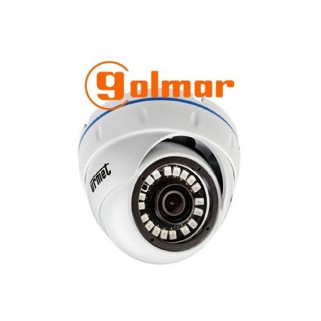 CAMARA DE SEGURIDAD MINIDOMO OPTICA FIJA 140° 1080P GOLMAR AHD-276HD