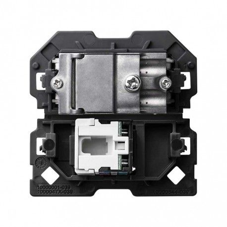 TOMA DE ANTENA INTERMEDIA R-TV/SAT + TOMA RJ45 SIMON 100 10000471-039