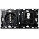 KIT TRASERO 2 ELEMENTOS 1 BASE DE ENCHUFE SCHUKO + 1 USB + 1 CONMUTADOR SIMON 100 10010206-039