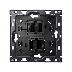 KIT TRASERO 1 ELEMENTO 2 CONECTORES RJ45 SIMON 100 10010111-039