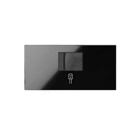TAPA NEGRA RJ45 SIMON 100 10000005-138