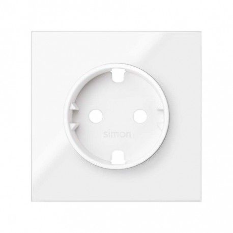 TAPA BLANCA PARA BASE SCHUKO SIMON 100 10000041-130