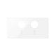 TAPA BLANCA PARA TOMA R-TV/SAT SIMON 100 10000053-130