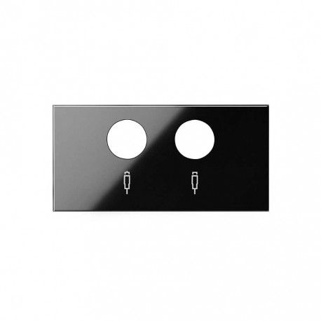 TAPA NEGRA PAR TOMA R-TV/SAT SIMON 100 10000053-138
