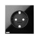 TAPA NEGRA IO PARA BASE SCHUKO SIMON 100 10002041-138