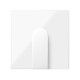 TAPA BLANCA PARA SALIDA DE CABLES ANCHA SIMON 100 1002051-130
