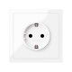 KIT FRONTAL BLANCO 1 ELEMENTO 1 BASE SCHUKO SIMON 100 10020105-130