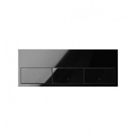KIT FRONTAL NEGRO 3 ELEMENTOS 3 TECLAS SIMON 100 10020301-138