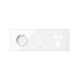 KIT FRONTAL BLANCO 3 ELEMENTOS 1 BASE ENCHUFE SCHUKO + 1 TOMA TV + 1 HDMI SIMON 100 10020304-130