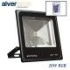 PROYECTOR LED 20W RGB + MANDO DE ALEACION DE ALUMINIO ALVERLAMP LPRO20RGB