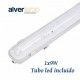 PANTALLA ESTANCA LED 9W 1 TUBO 600MM INCLUIDO IP65 ALVERLAMP LPE1X09C60