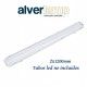 PANTALLA ESTANCA PARA TUBOS LED 2X1200MM IP65 ALVERLAMP LPE21200