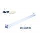 REGLETA INDUSTRIAL LED PARA TUBOS T8 2X600MM ALVERLAMP RT82X09