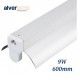 REGLETA LED 9W 1 TUBO 6000K 600MM ALVERLAMP LRT51X09