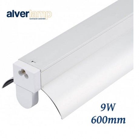 REGLETA LED 9W 1 TUBO 6000K 600MM ALVERLAMP LRT51X09