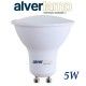 BOMBILLA DICROICA LED 5W CONEXION GU10 APERTURA 120º ALVERLAMP LGSMD0560
