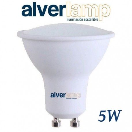 BOMBILLA DICROICA LED 5W CONEXION GU10 APERTURA 120º ALVERLAMP LGSMD0560