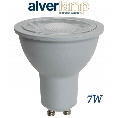 BOMBILLA DICROICA LED 7W CONEXION GU10 APERTURA 60º ALVERLAMP LG0760