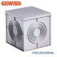 ARQUETA CON TAPA DE ALTA RESISTENCIA PVC TERMOPLASTICO 550X550X550MM GEWISS DX59901
