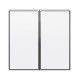 TECLA DOBLE BLANCA INTERRUPTOR-CONMUTADOR NIESSEN SKY 8511 BL
