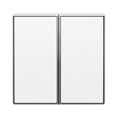 TECLA DOBLE BLANCA INTERRUPTOR-CONMUTADOR NIESSEN SKY 8511 BL