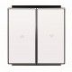 TECLA DOBLE BLANCA PERSIANAS NIESSEN SKY 8544 BL