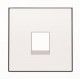 TAPA BLANCA PARA TOMA RJ11 RJ45 NIESSEN SKY 8517 BL