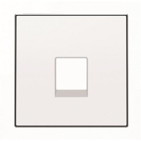 TAPA BLANCA PARA TOMA RJ11 RJ45 NIESSEN SKY 8517 BL