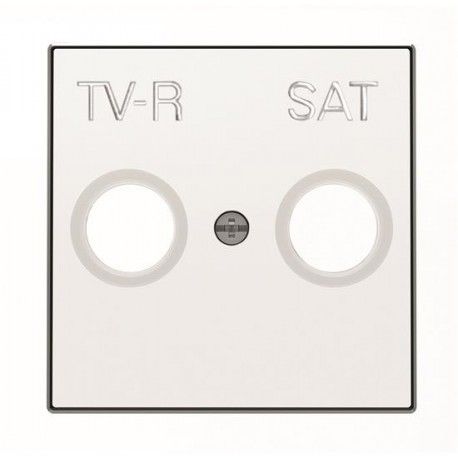 TAPA BLANCA PARA TOMA TV/R-SAT NIESSEN SKY 8550.1 BL